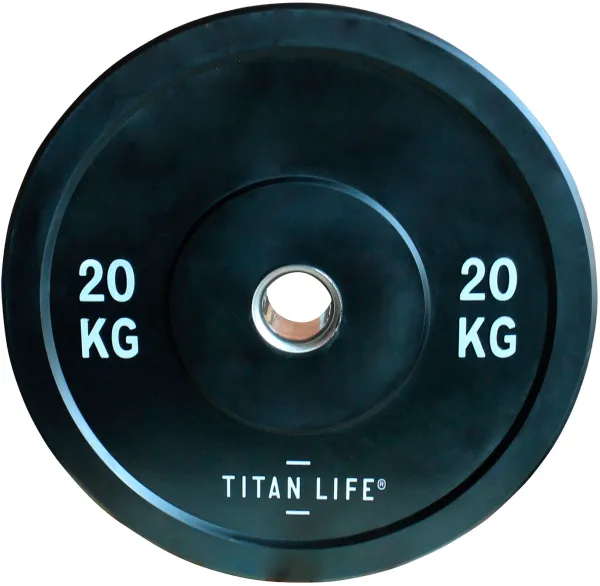 Titan Life Rubber Bumper Plate 20 kg Viktplatta